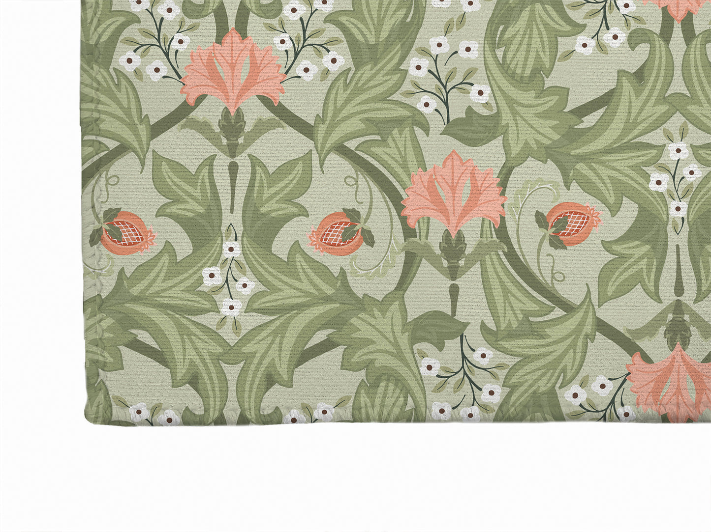 Ogee Leaf Outdoor Rug By Christopher's Corner