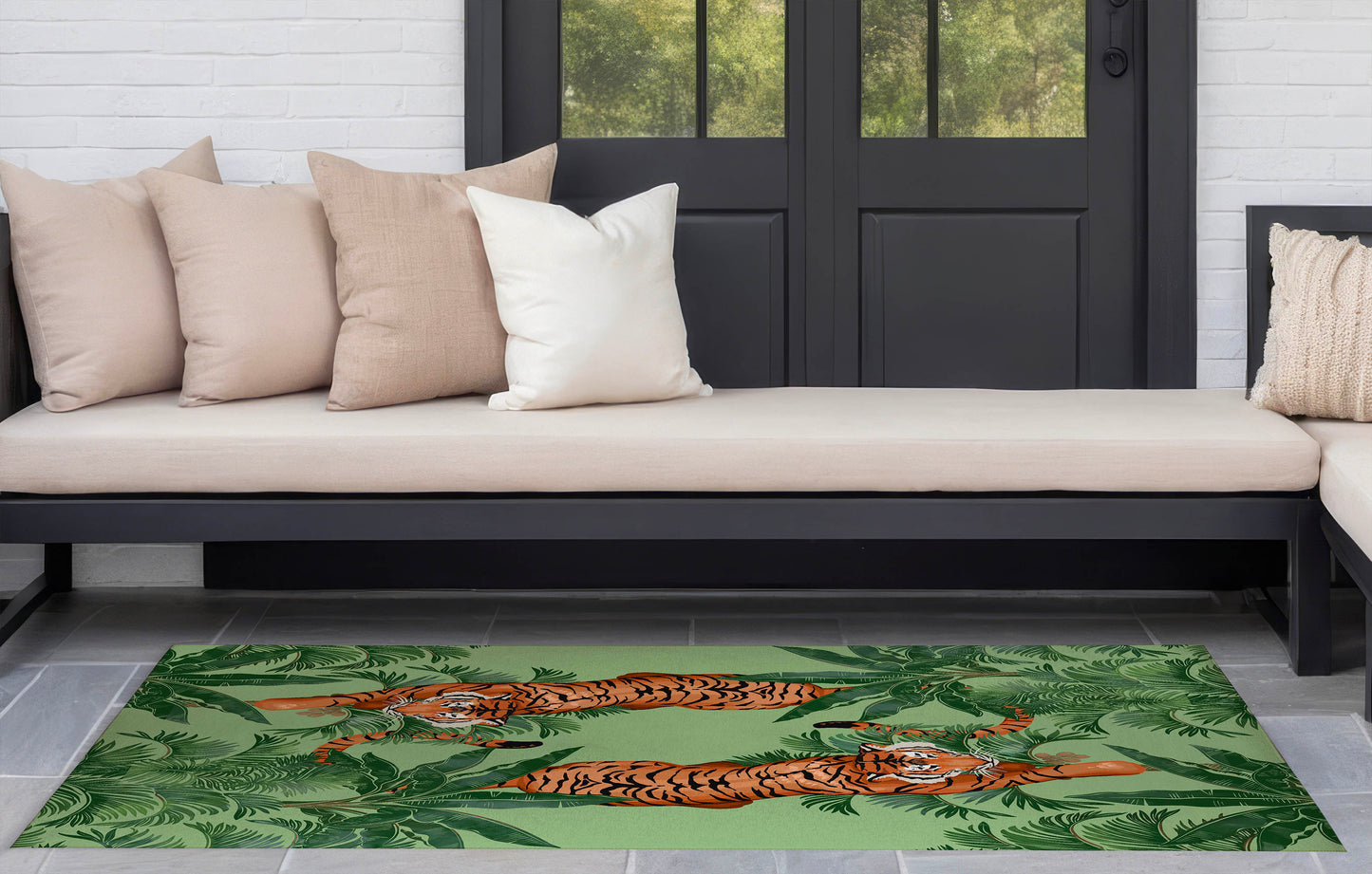 Rumble In the Jungle Outdoor Rug By Christopher's Corner