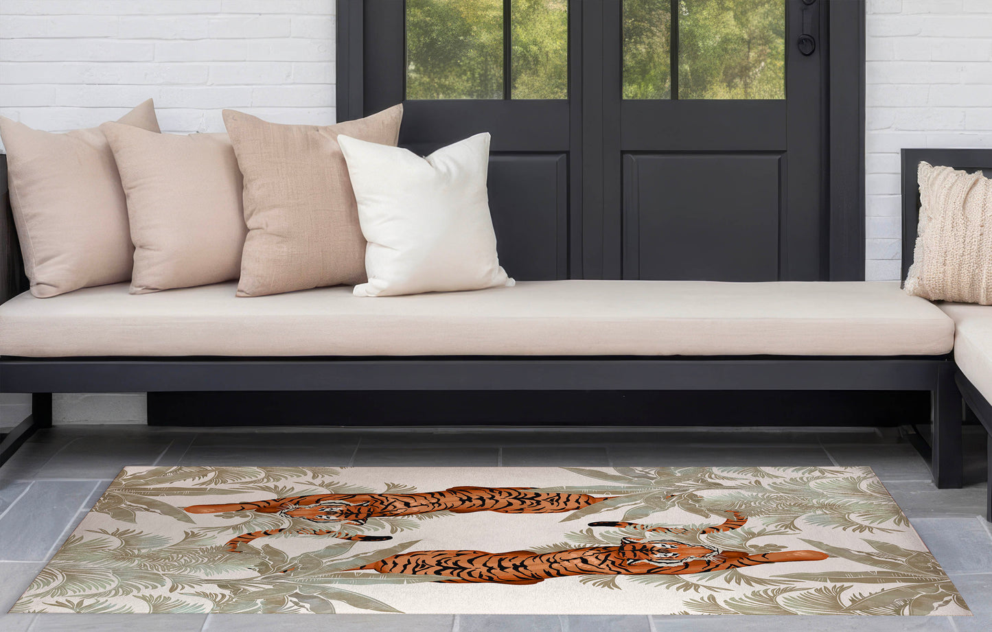 Rumble In the Jungle Outdoor Rug By Christopher's Corner