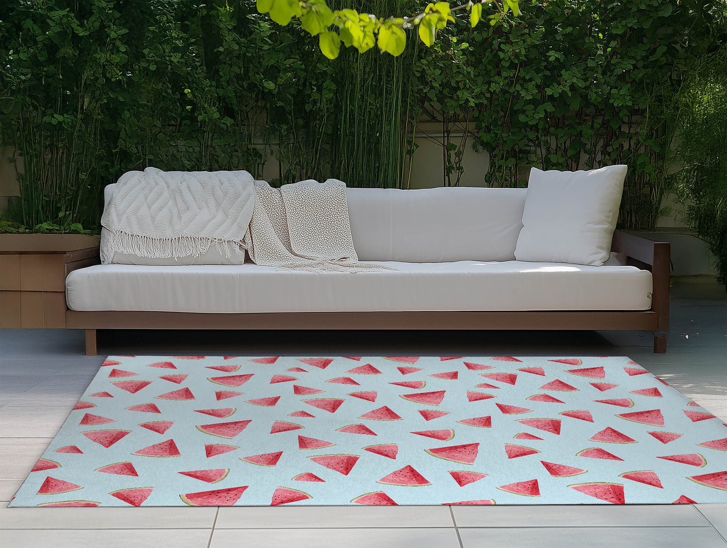 Summer Melon Outdoor Rug By Christopher's Corner
