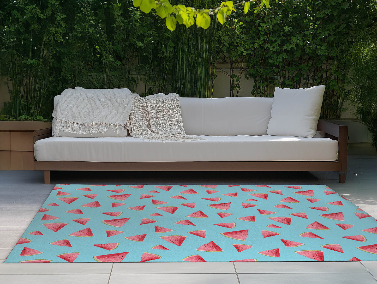 Summer Melon Outdoor Rug By Christopher's Corner