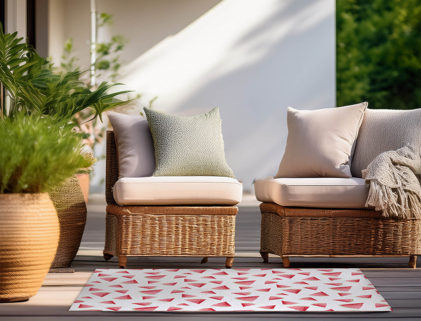Summer Melon Outdoor Rug By Christopher's Corner