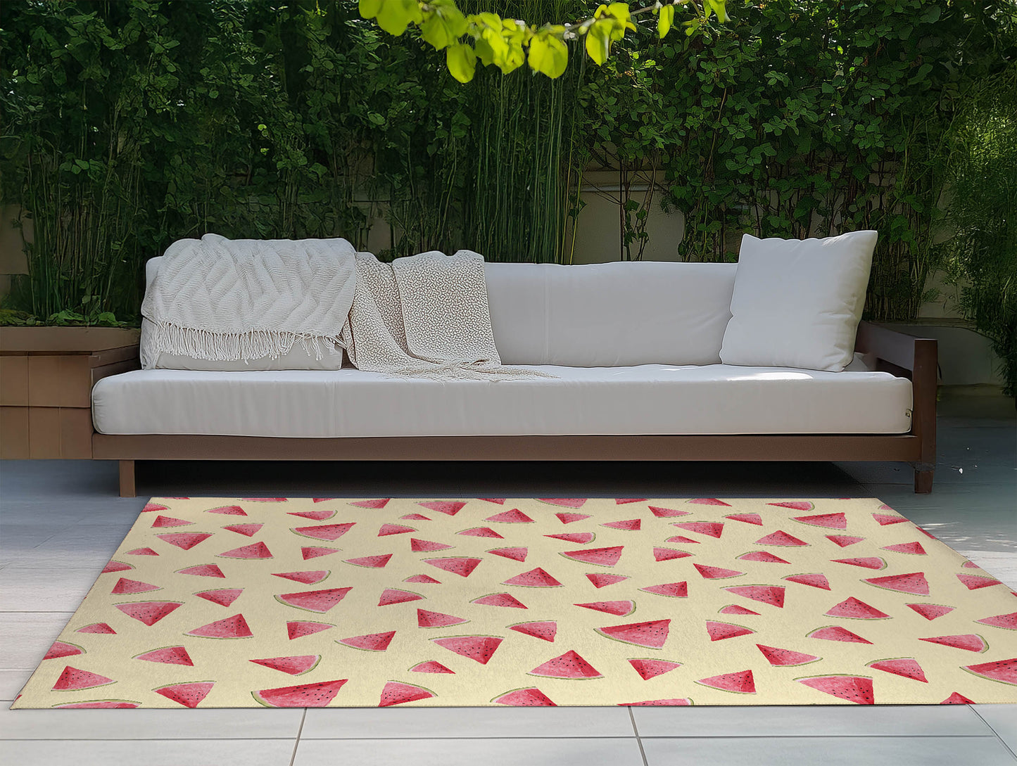 Summer Melon Outdoor Rug By Christopher's Corner