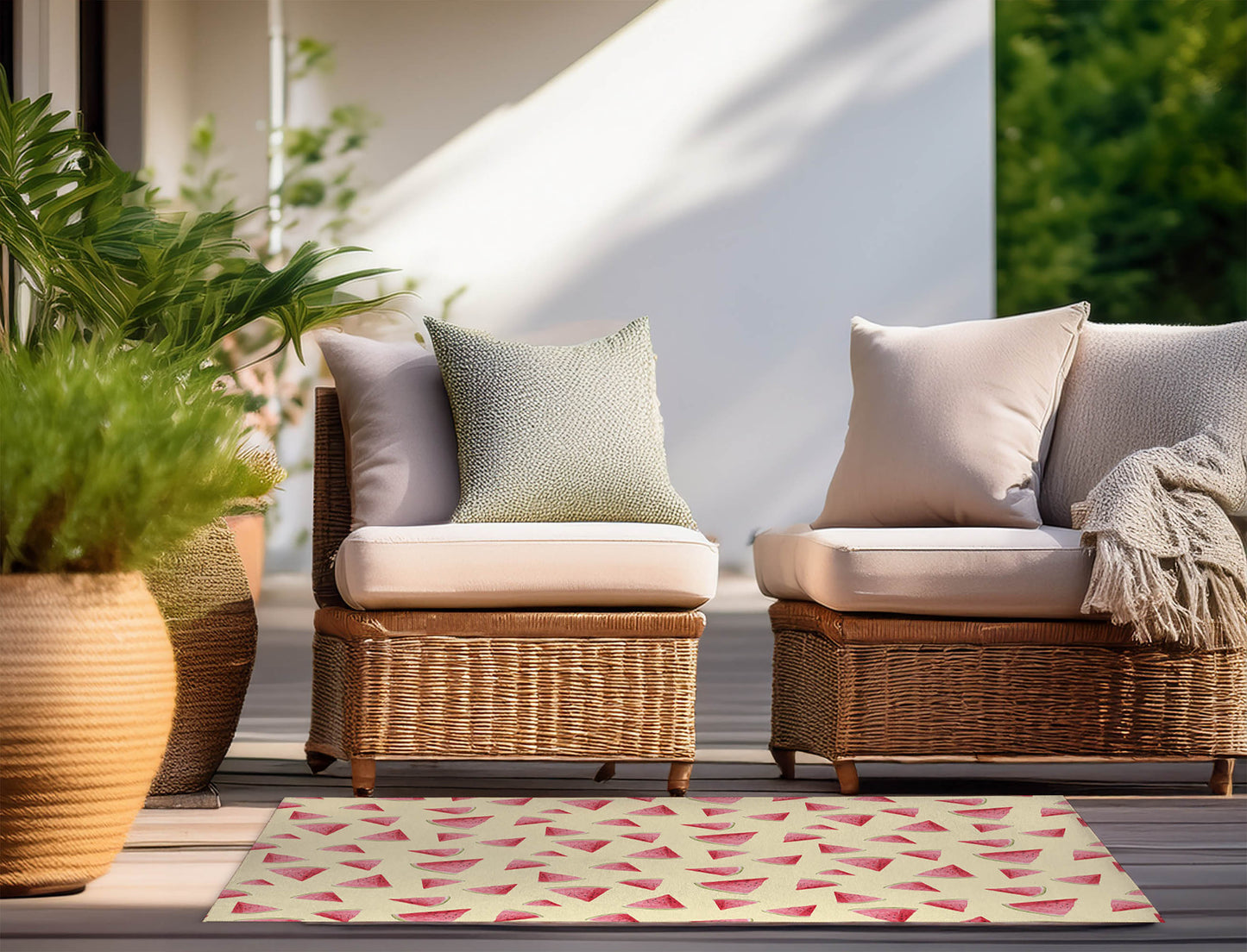 Summer Melon Outdoor Rug By Christopher's Corner