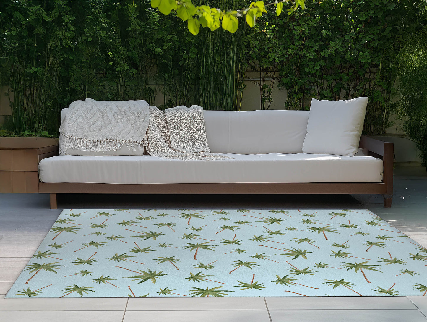 Summer Palms Outdoor Rug By Christopher's Corner