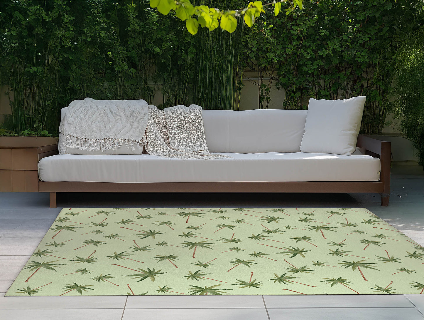 Summer Palms Outdoor Rug By Christopher's Corner