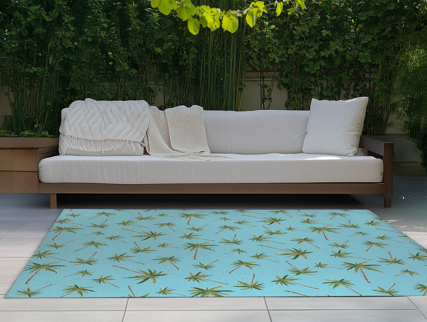 Summer Palms Outdoor Rug By Christopher's Corner