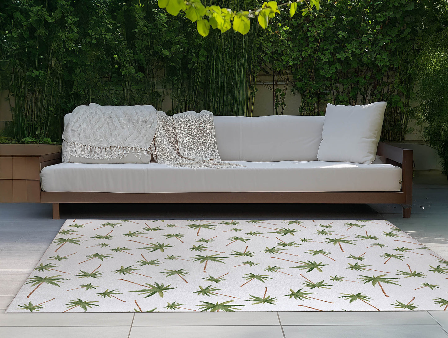 Summer Palms Outdoor Rug By Christopher's Corner