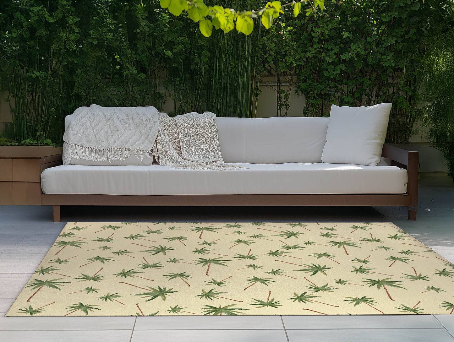 Summer Palms Outdoor Rug By Christopher's Corner