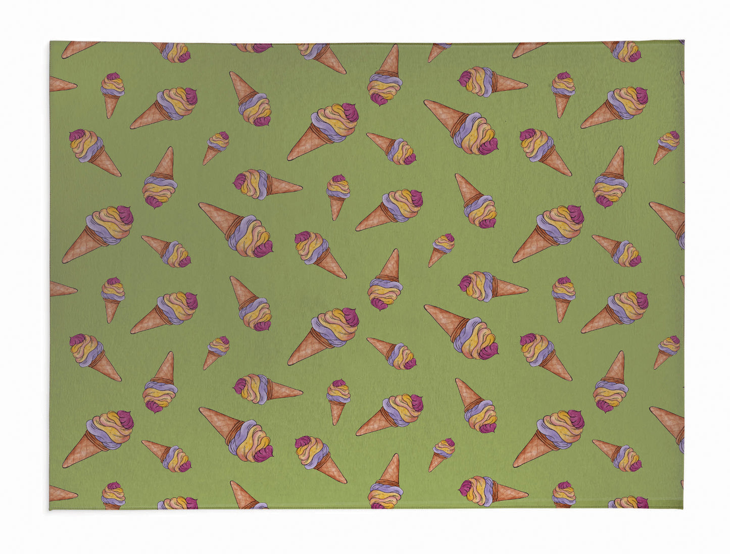 Summer Ice cream Outdoor Rug By Christopher's Corner