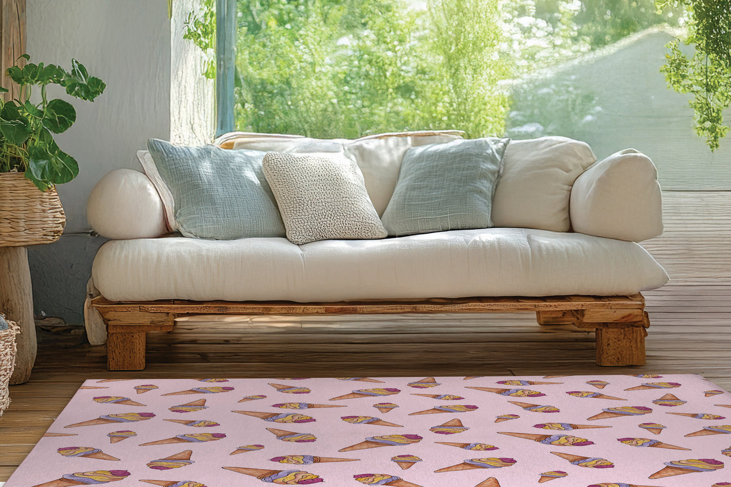 Summer Ice cream Outdoor Rug By Christopher's Corner