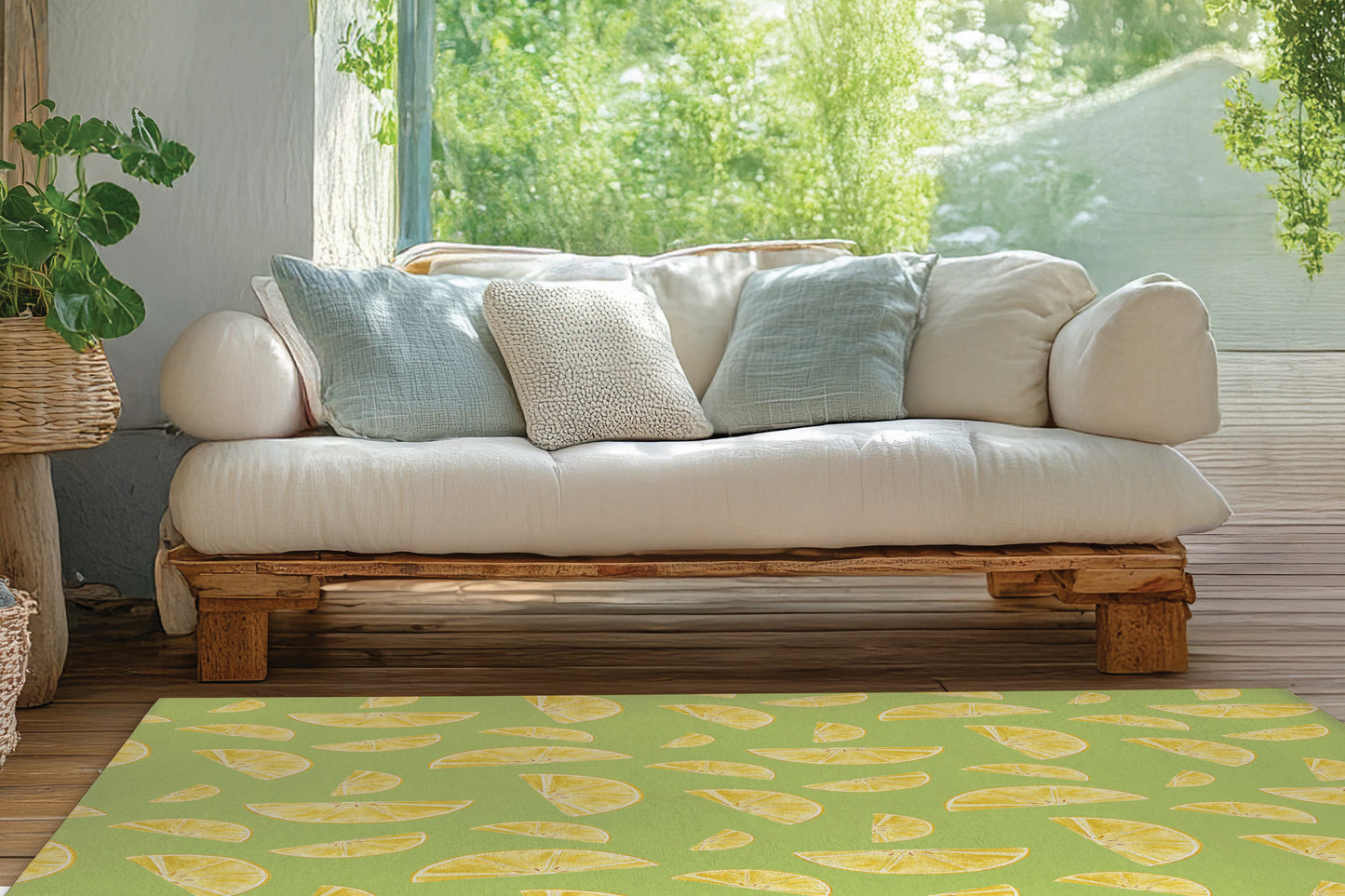 Summer Lemon Outdoor Rug By Christopher's Corner