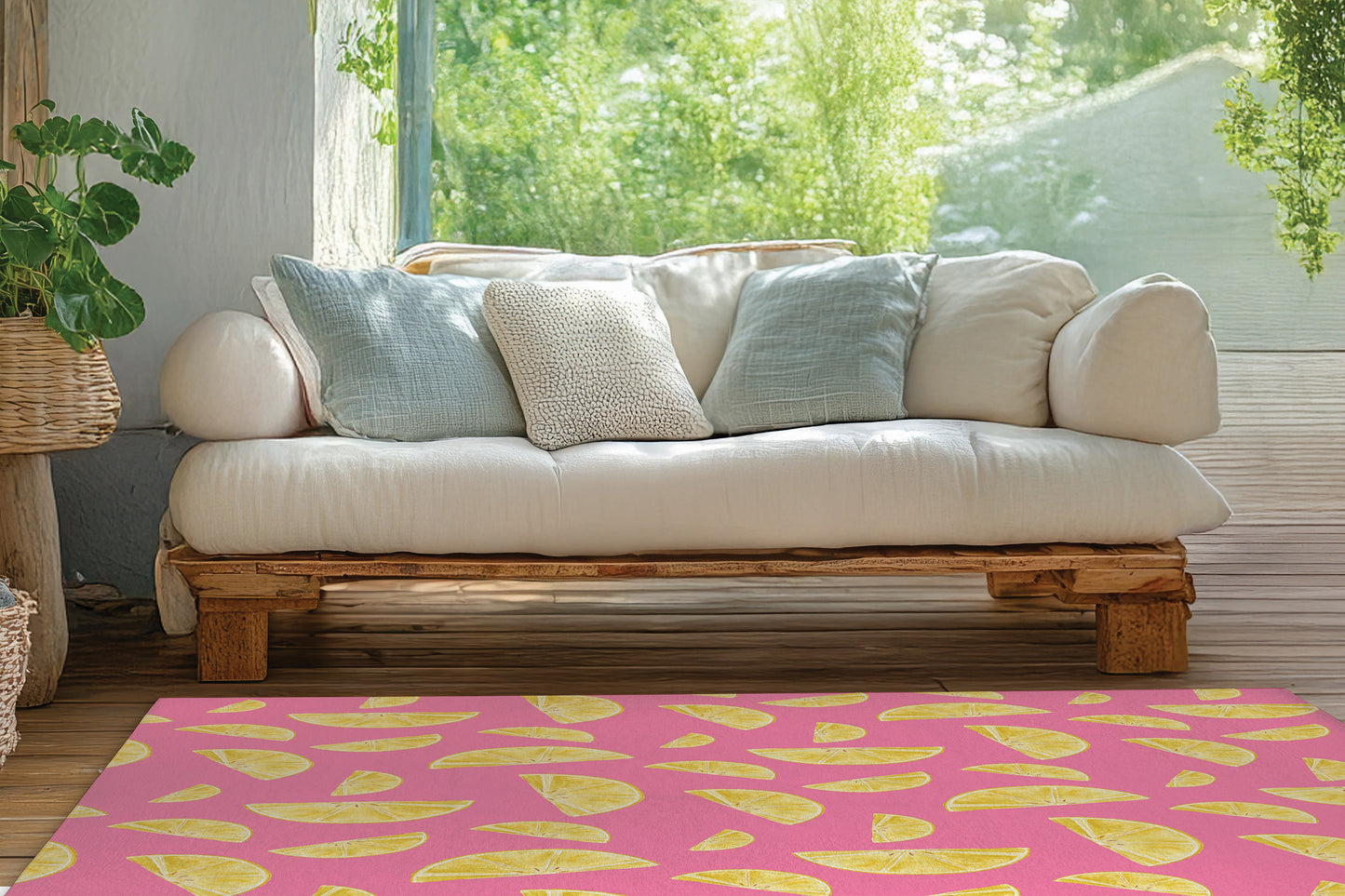Summer Lemon Outdoor Rug By Christopher's Corner