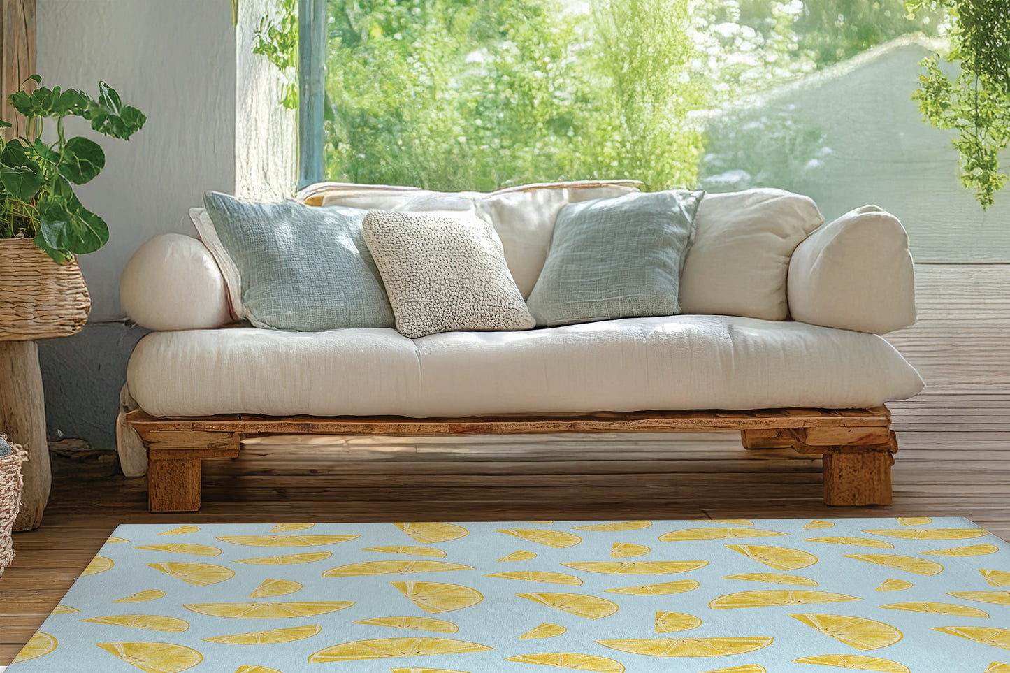 Summer Lemon Outdoor Rug By Christopher's Corner