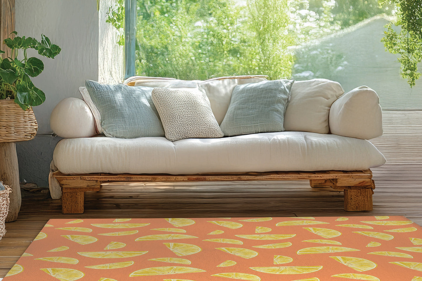 Summer Lemon Outdoor Rug By Christopher's Corner