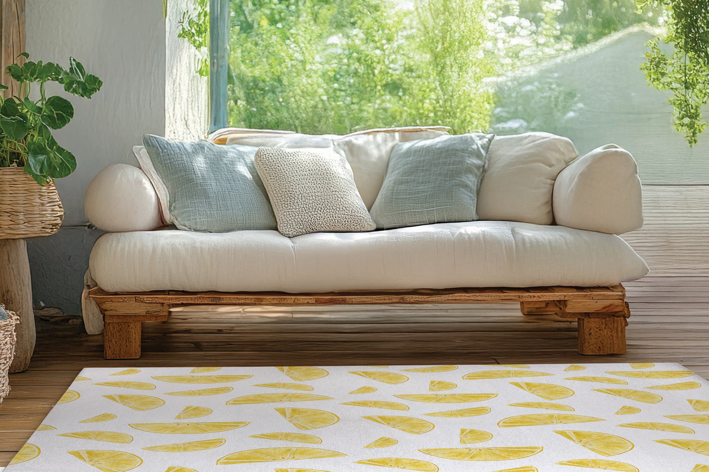 Summer Lemon Outdoor Rug By Christopher's Corner