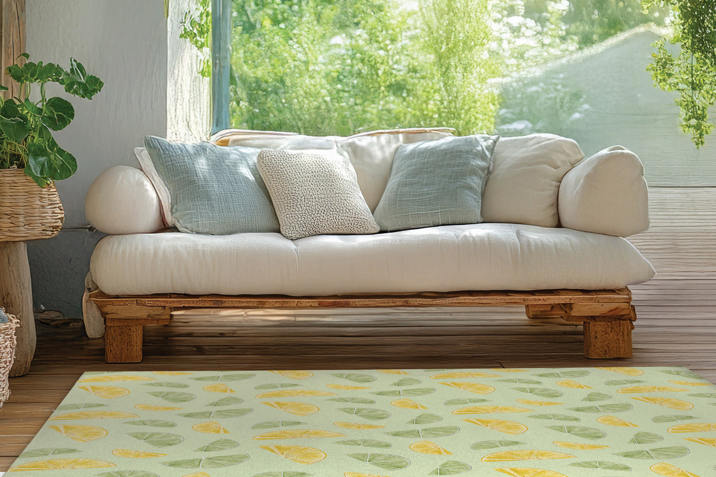 Summer Limes & Lemons Outdoor Rug By Christopher's Corner