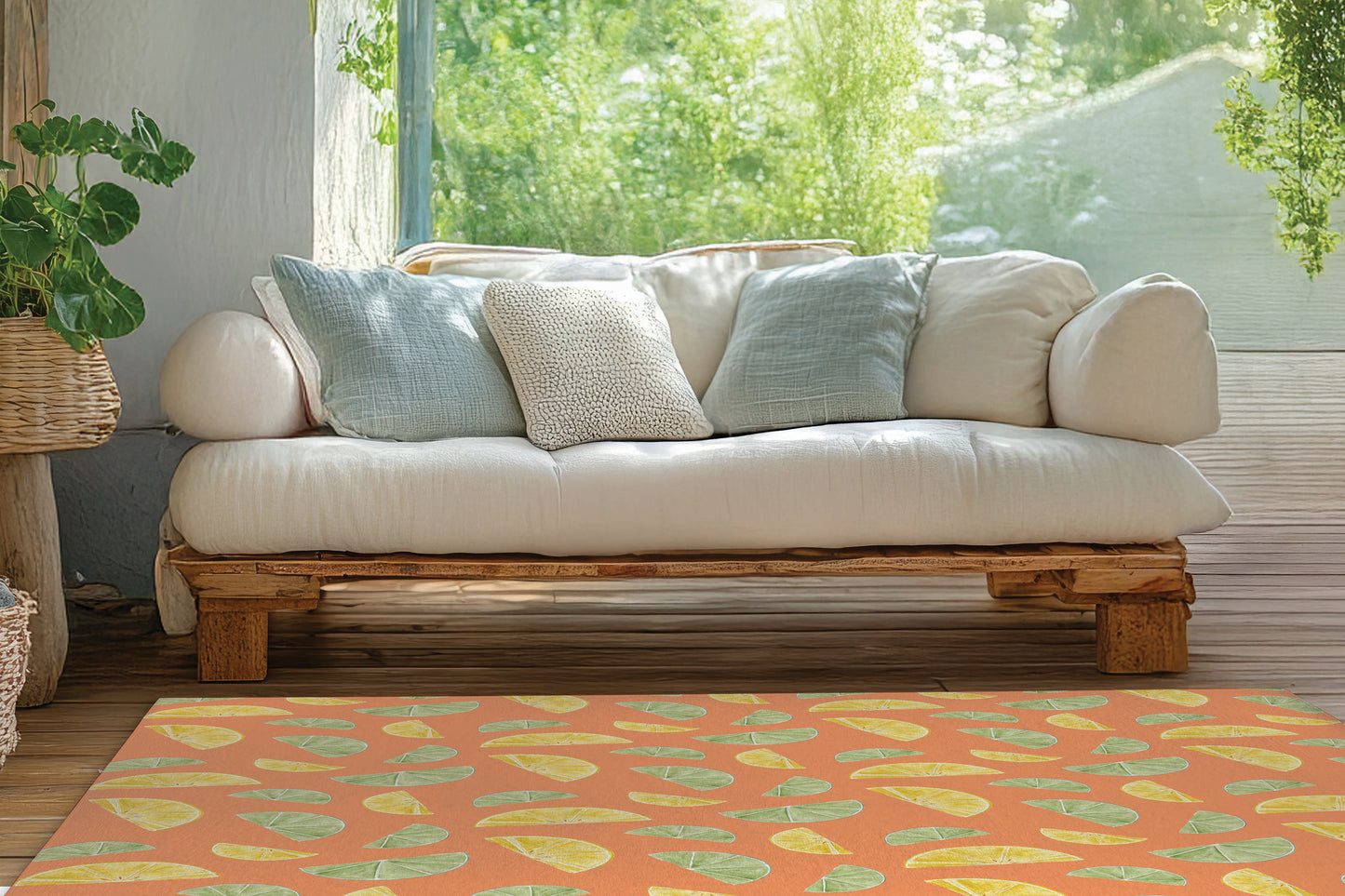 Summer Limes & Lemons Outdoor Rug By Christopher's Corner