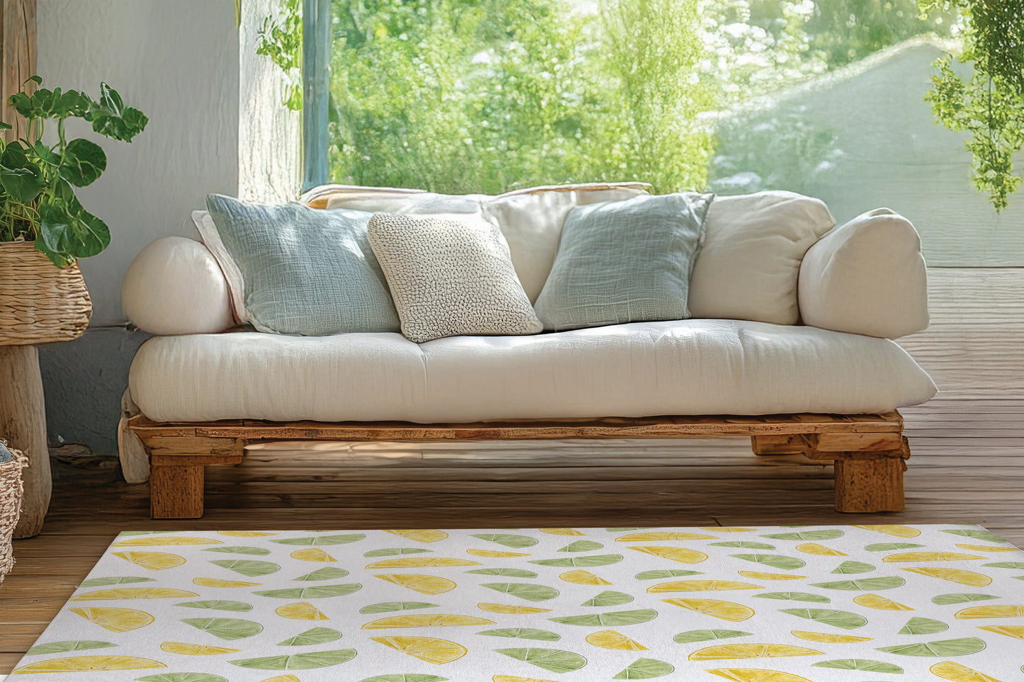 Summer Limes & Lemons Outdoor Rug By Christopher's Corner