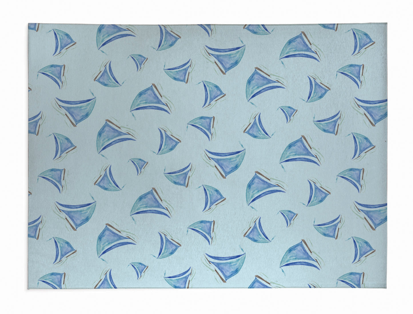 Summer Sailboats Outdoor Rug By Christopher's Corner