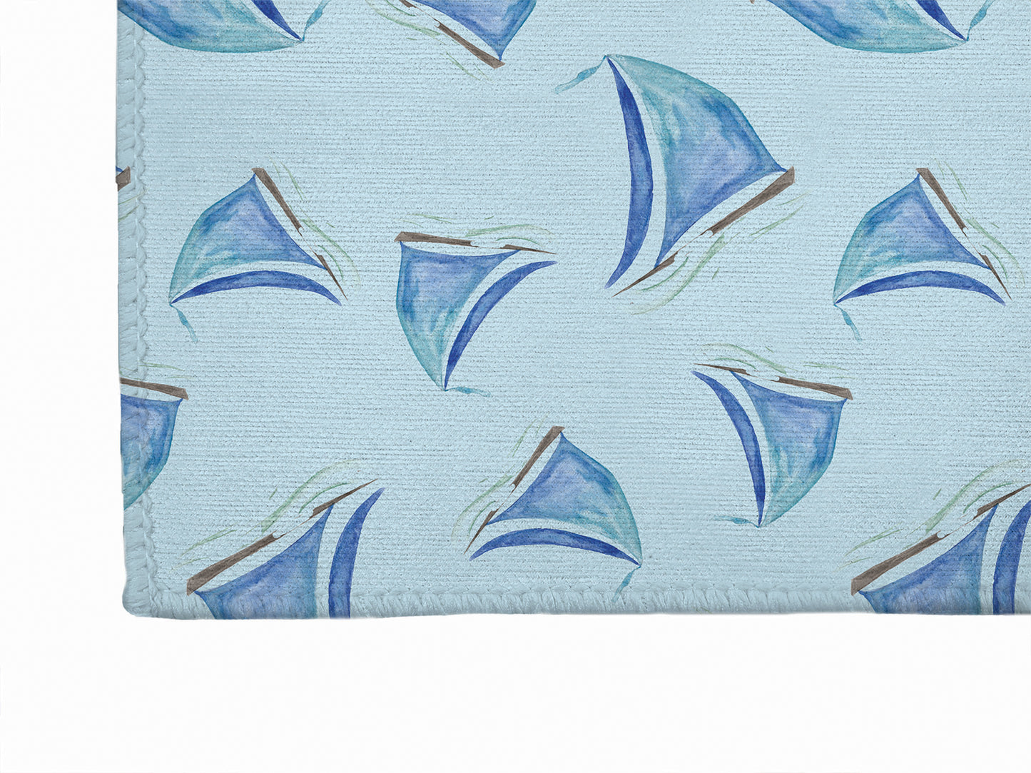 Summer Sailboats Outdoor Rug By Christopher's Corner