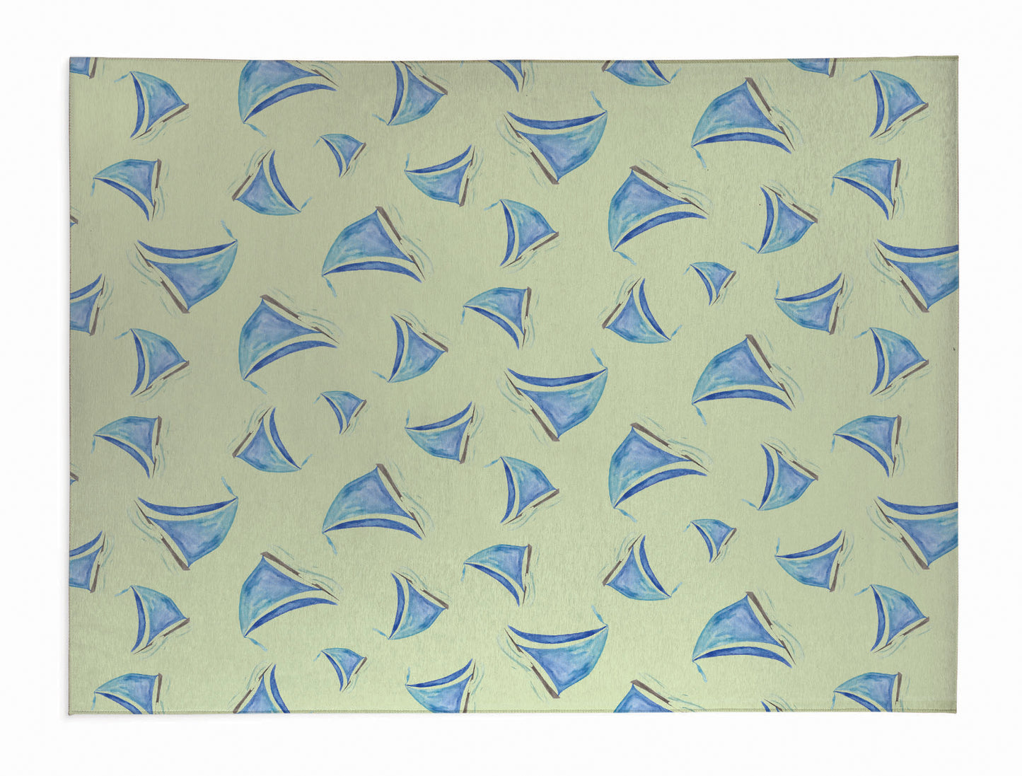 Summer Sailboats Outdoor Rug By Christopher's Corner