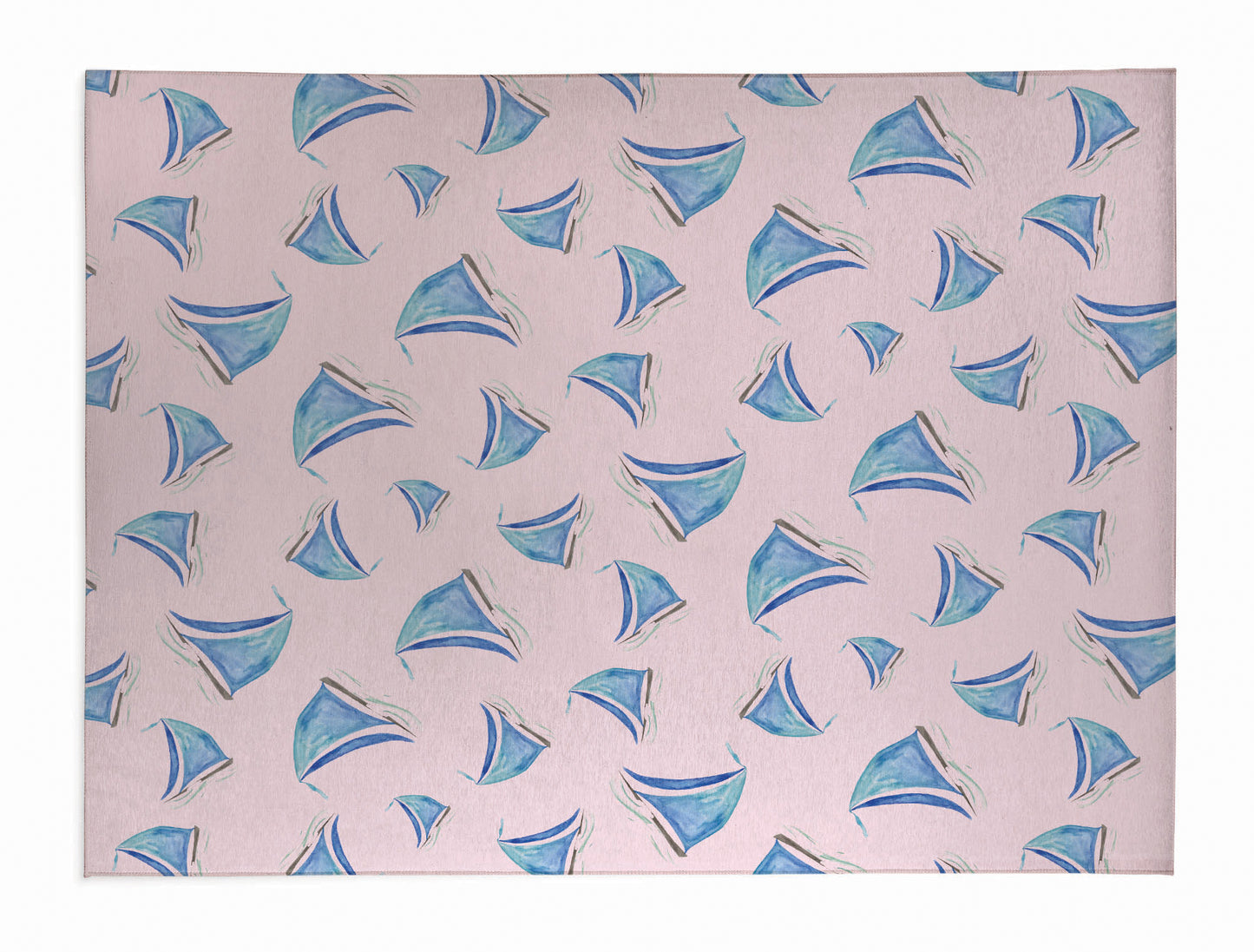 Summer Sailboats Outdoor Rug By Christopher's Corner