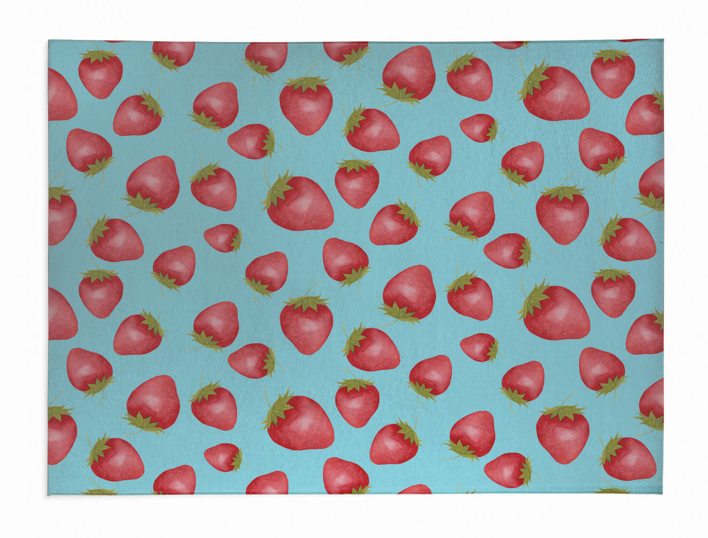 Summer Strawberries Outdoor Rug By Christopher's Corner
