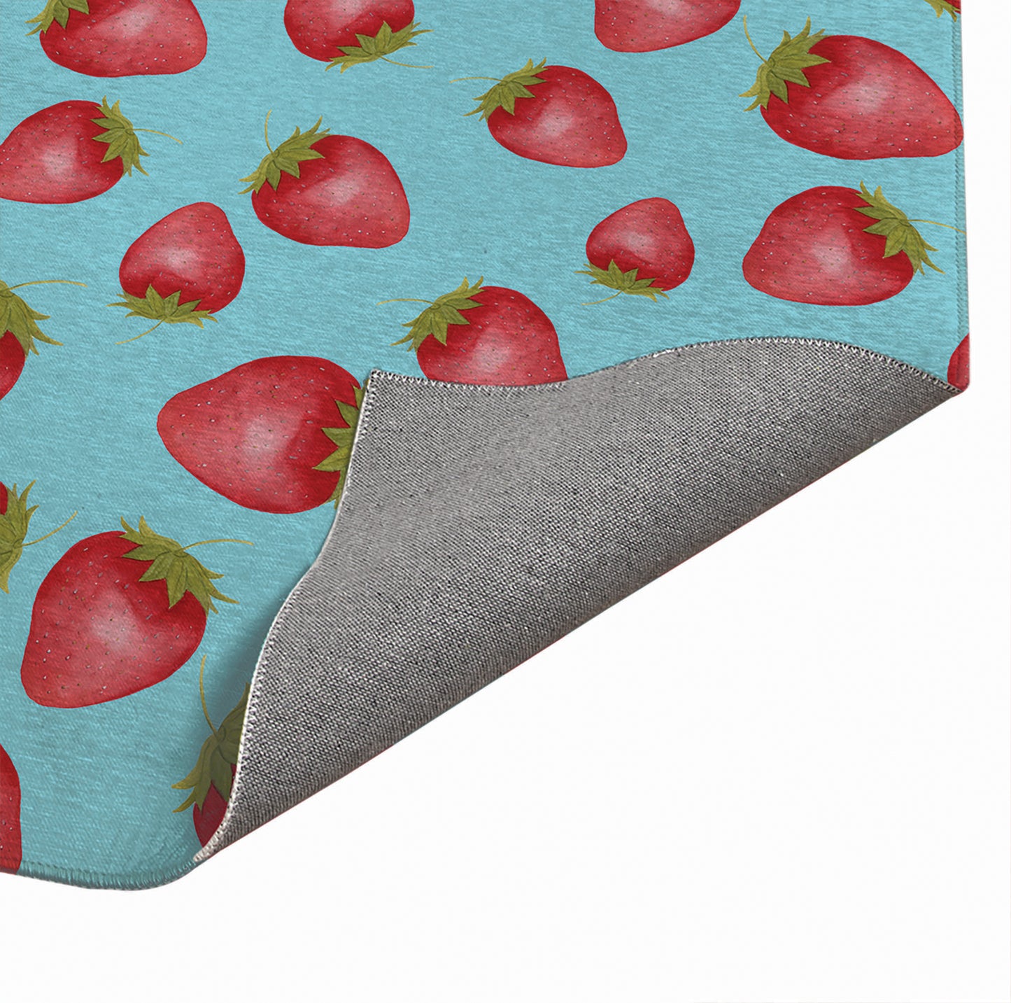 Summer Strawberries Outdoor Rug By Christopher's Corner