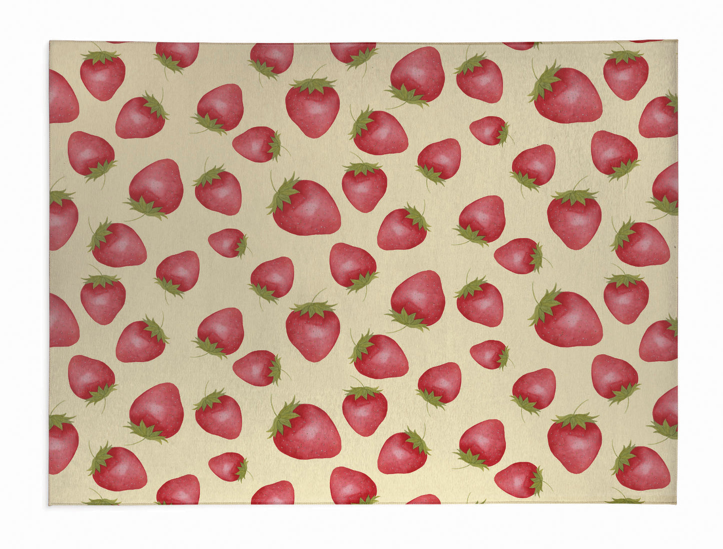 Summer Strawberries Outdoor Rug By Christopher's Corner