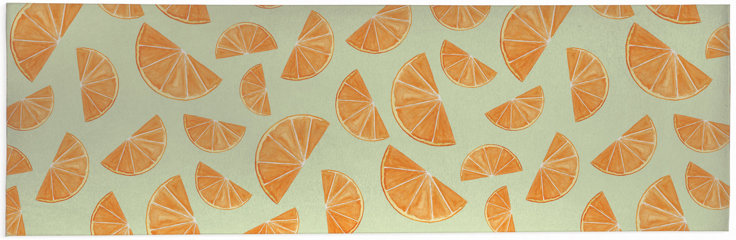 Summer Oranges Outdoor Rug By Christopher's Corner