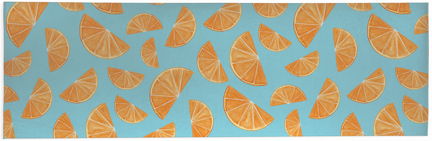Summer Oranges Outdoor Rug By Christopher's Corner