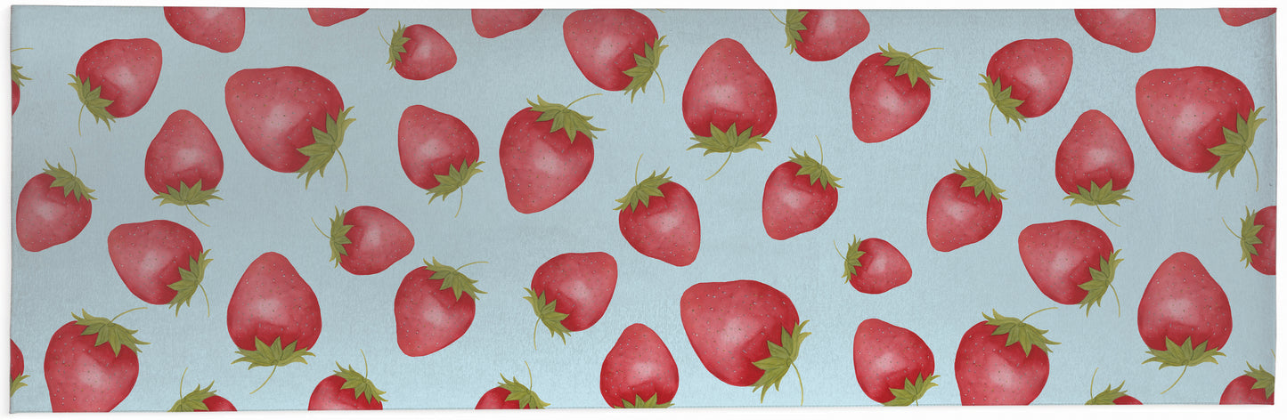Summer Strawberries Outdoor Rug By Christopher's Corner