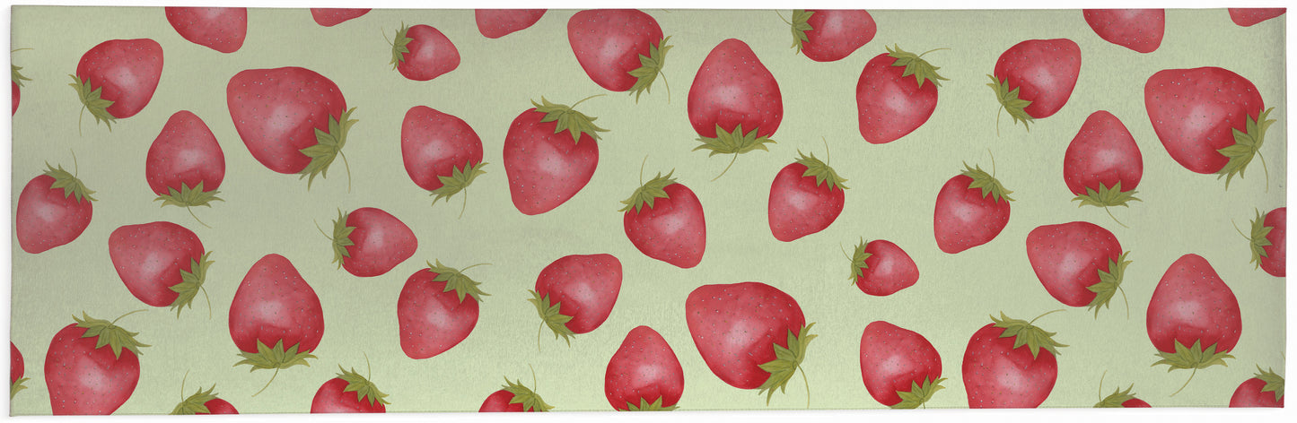 Summer Strawberries Outdoor Rug By Christopher's Corner