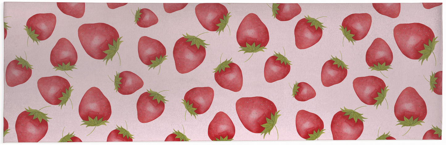Summer Strawberries Outdoor Rug By Christopher's Corner