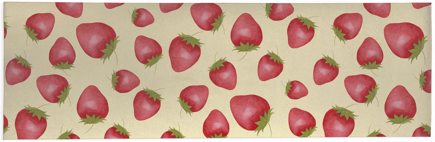 Summer Strawberries Outdoor Rug By Christopher's Corner