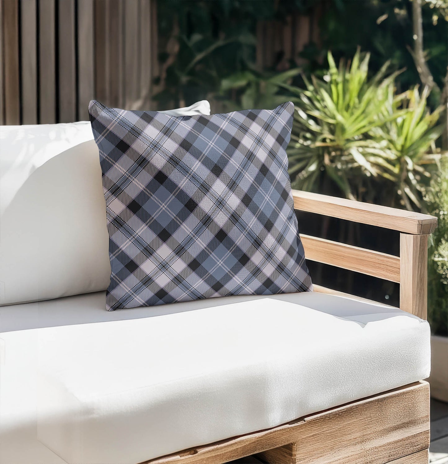 Anthony Plaid Outdoor Pillow