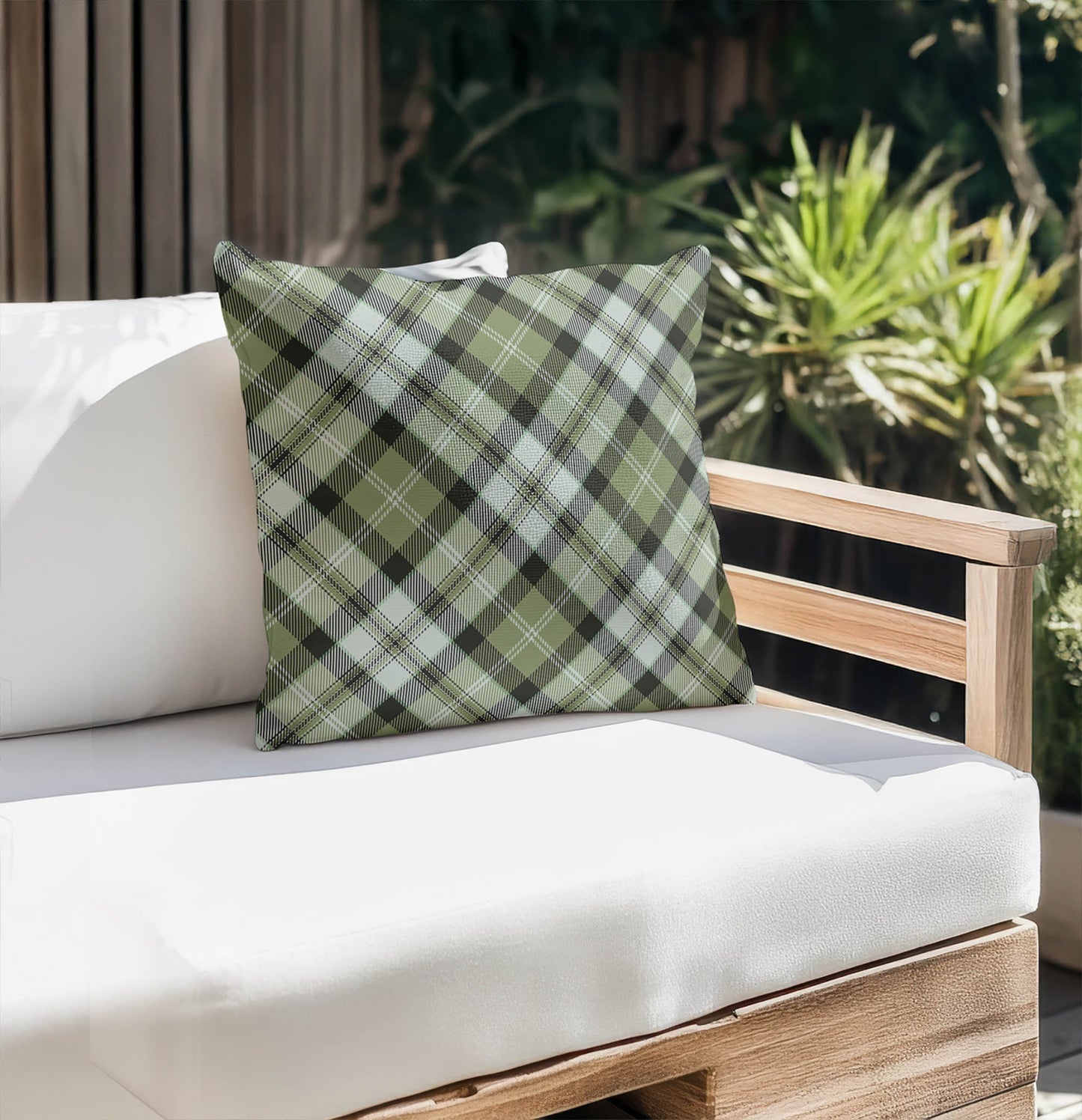 Anthony Plaid Outdoor Pillow