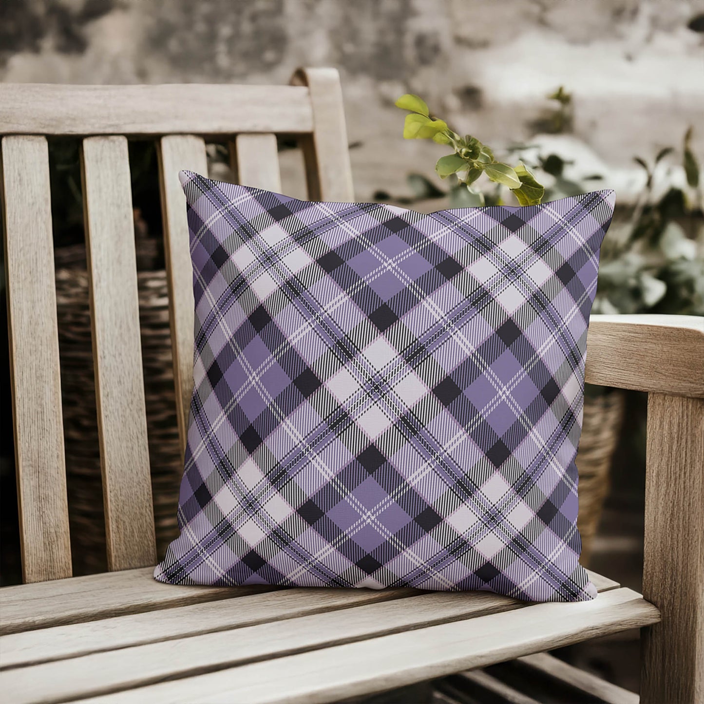 Anthony Plaid Outdoor Pillow