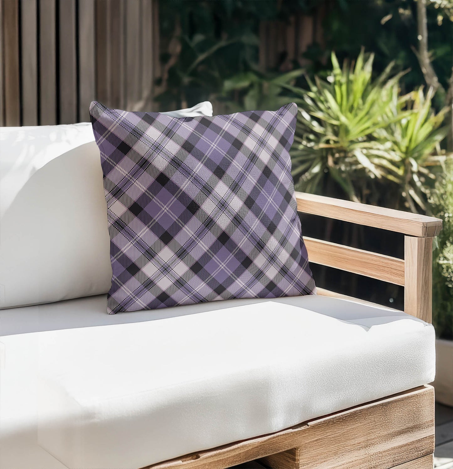 Anthony Plaid Outdoor Pillow