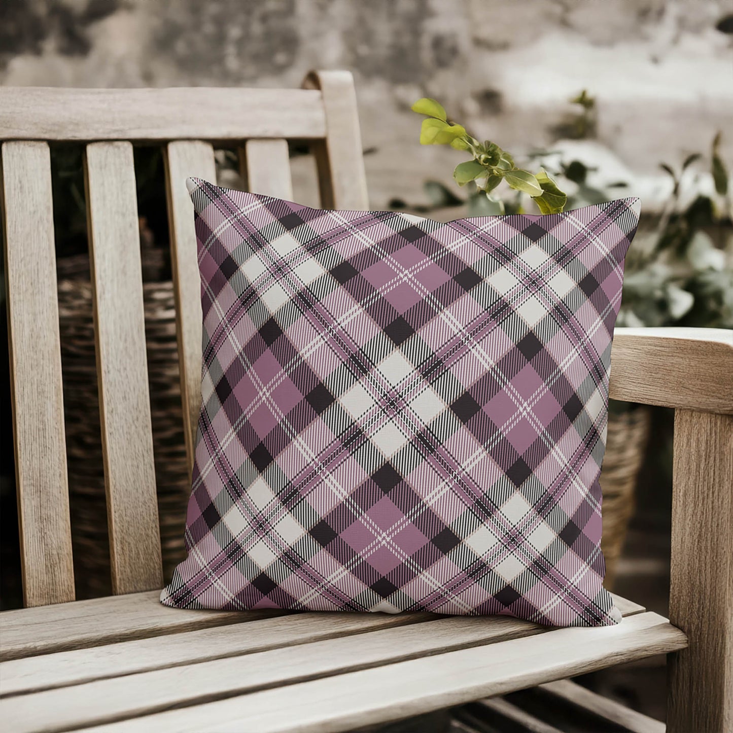 Anthony Plaid Outdoor Pillow
