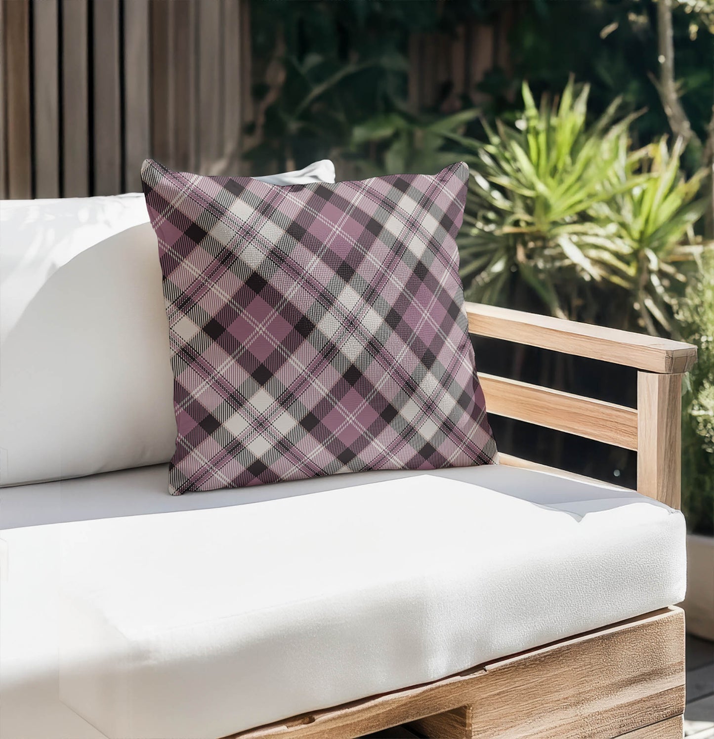 Anthony Plaid Outdoor Pillow