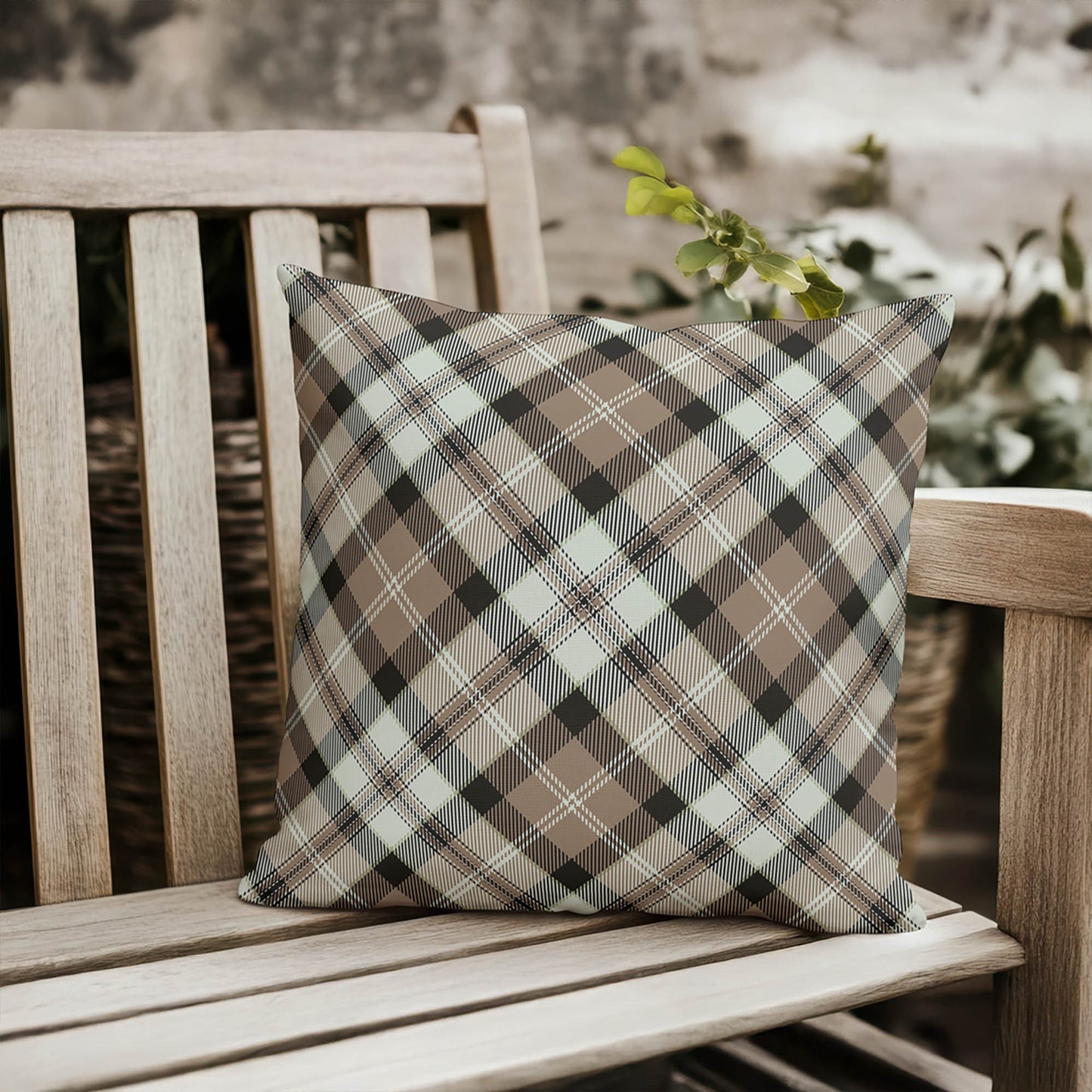 Anthony Plaid Outdoor Pillow