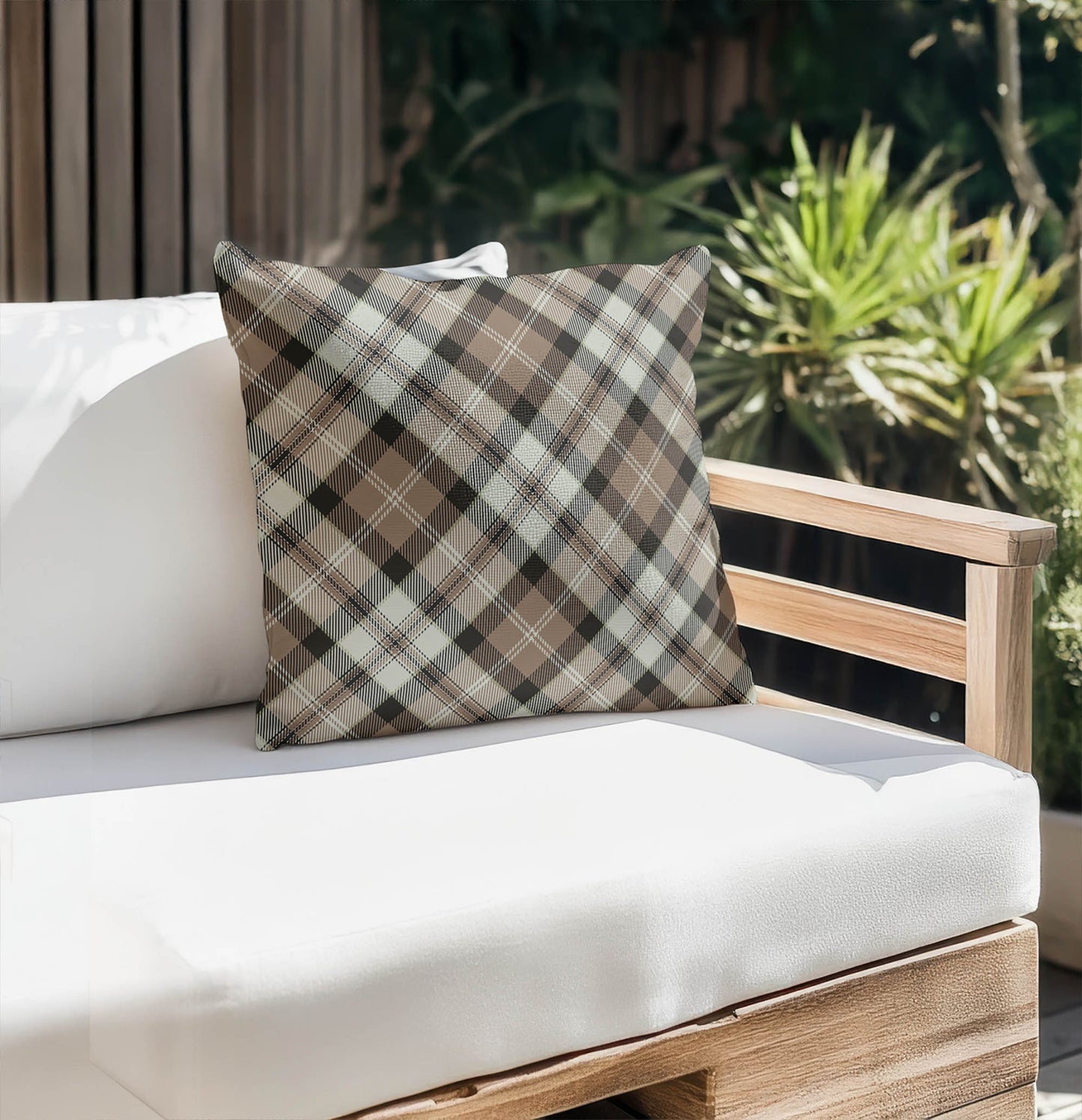 Anthony Plaid Outdoor Pillow