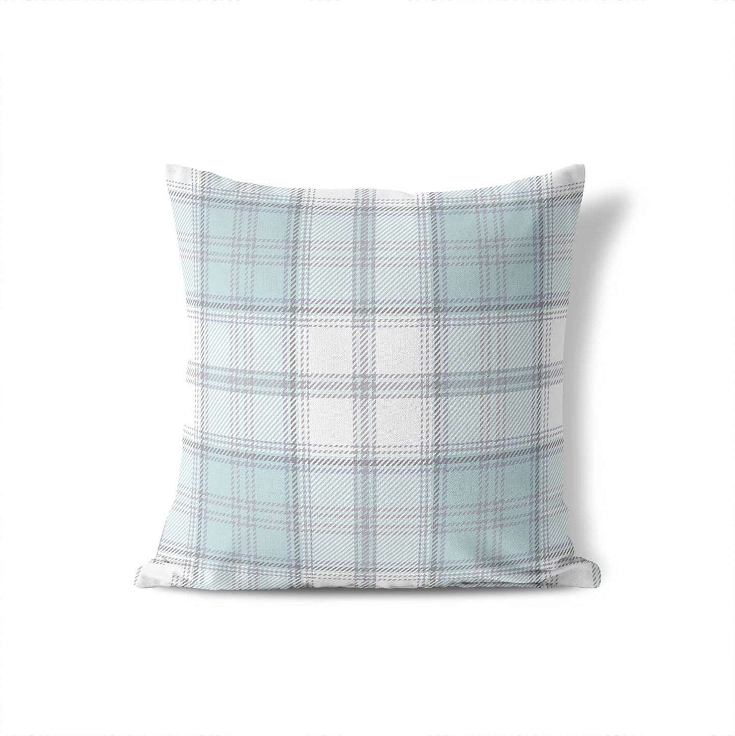 Bully Plaid Outdoor Pillow