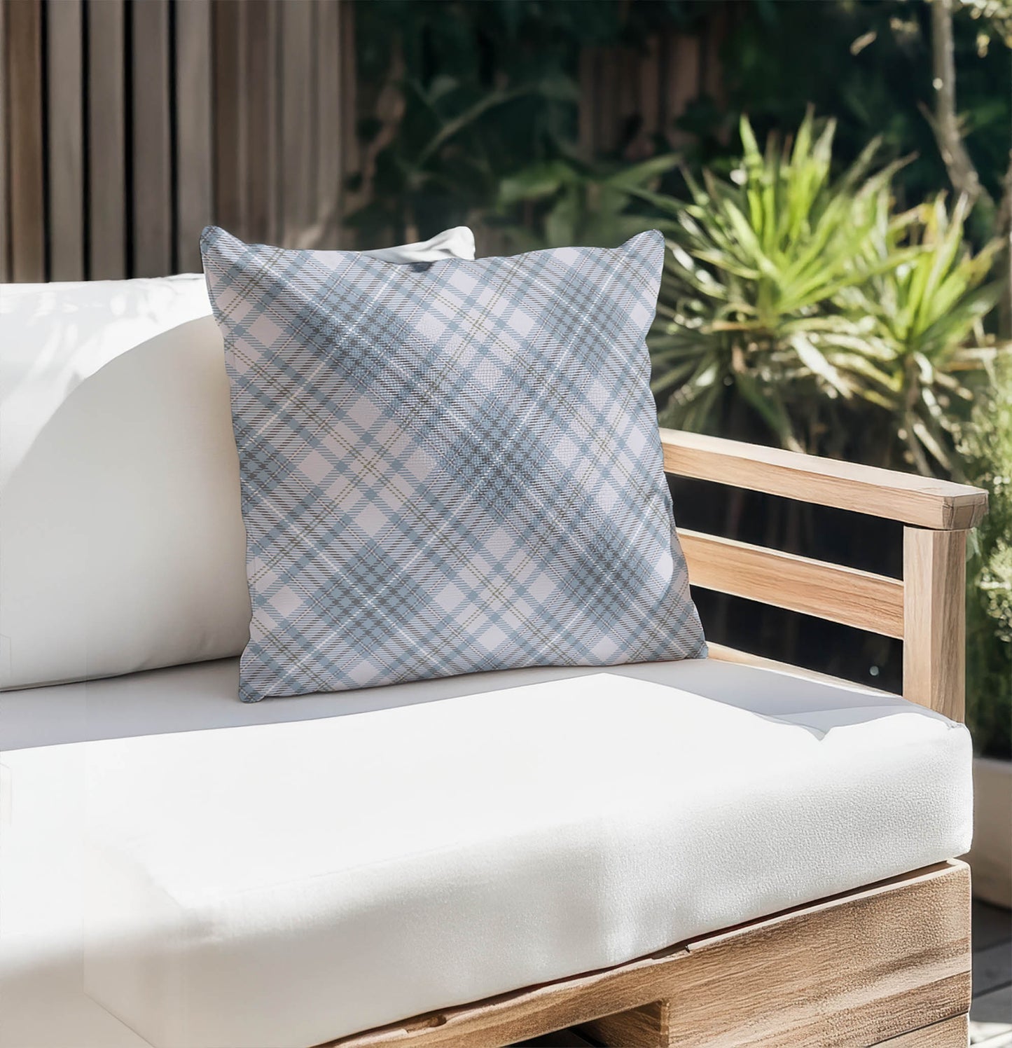 Chinny Tartan Outdoor Pillow