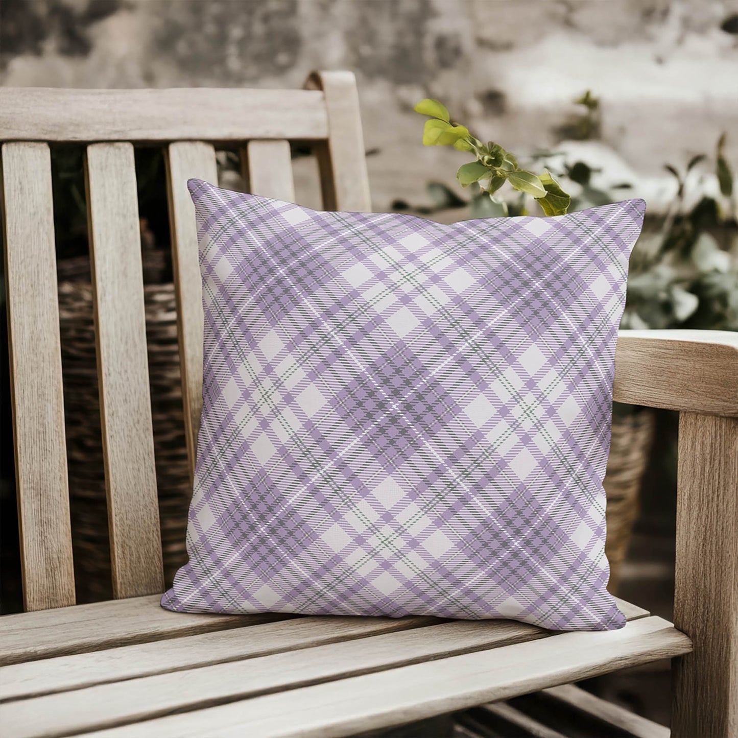 Chinny Tartan Outdoor Pillow