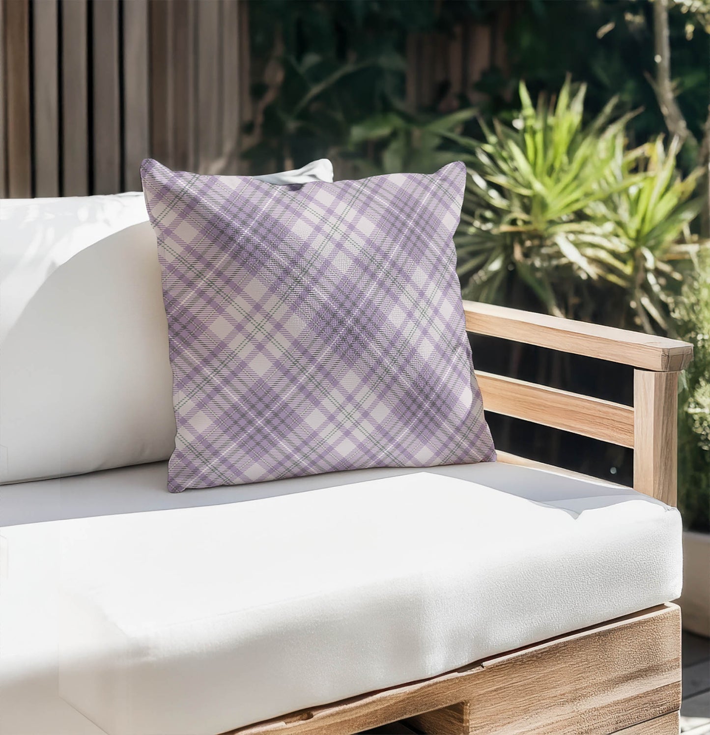 Chinny Tartan Outdoor Pillow
