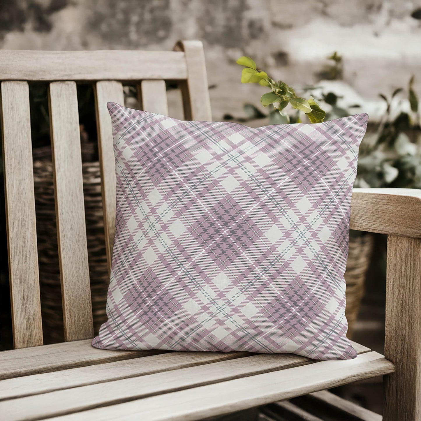 Chinny Tartan Outdoor Pillow