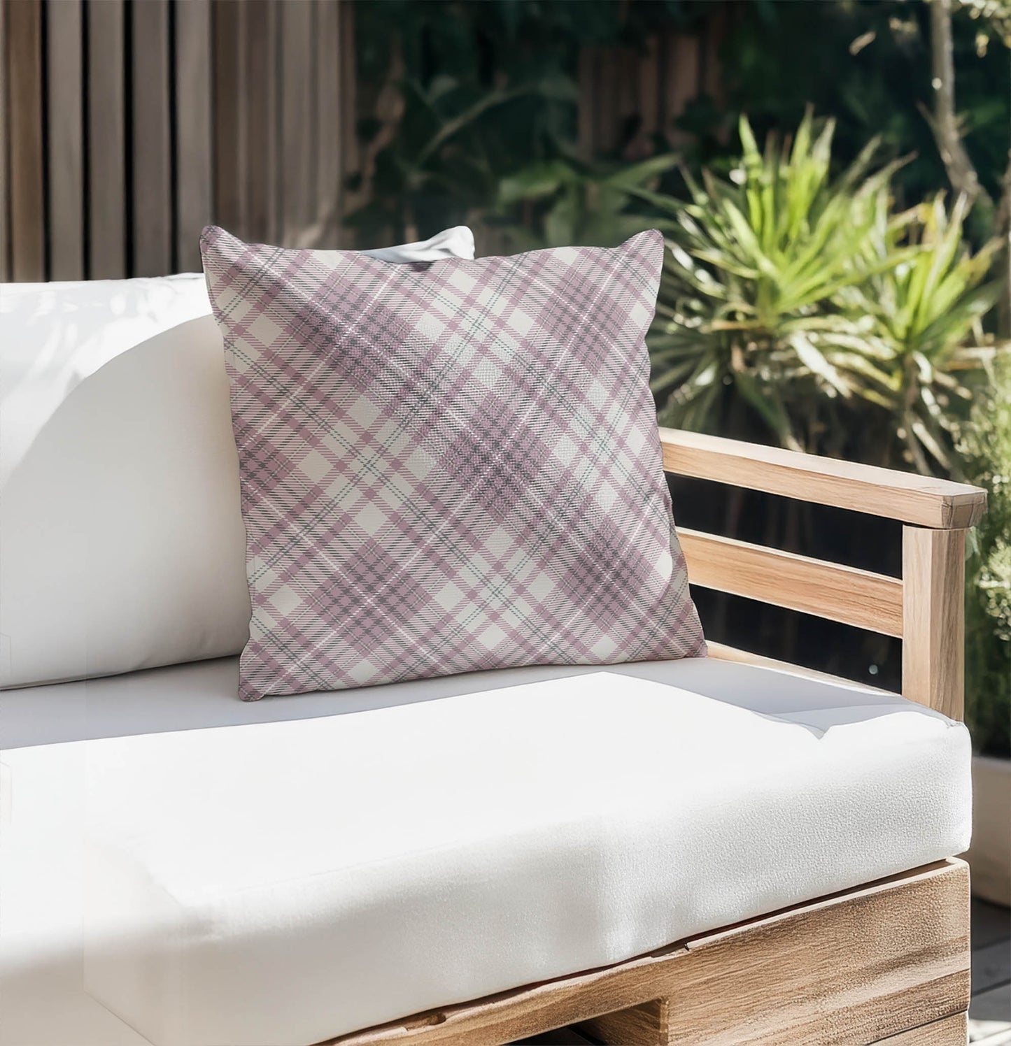 Chinny Tartan Outdoor Pillow